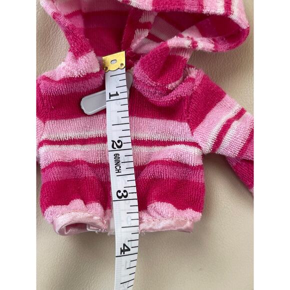 Vintage Striped Doll Hoodie With Zipper - Picture 7 of 8